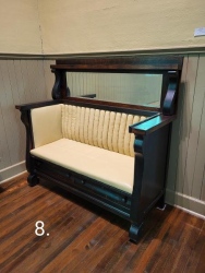 Chairs by Aaron: "Buffalo Bill" - Hall Entry High Back, Reinvented Oak & Leather, $6000.00