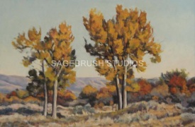 16x24 -Standing Tall - Prairie Landscape Oil Painting by Dean Francis - 2041