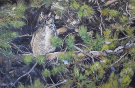 24x36 - A Little Attitude - Prairie Landscape Oil Painting by Dean Francis - 2210