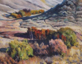 11x14 - Autumn Display - Prairie Landscape Oil Painting by Dean Francis - 2232