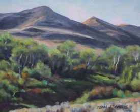 08x10 - The Rugged Hills - Prairie Landscape Oil Painting by Dean Francis - 2246