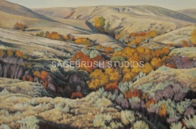 40x60 - A Moment Of Glory - Prairie Landscape Oil Painting by Dean Francis - 2005