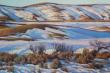 20x30 - Chinook Melt - Prairie Landscape Oil Painting by Dean Francis - 2414