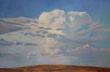 20x30 - Distant Thunder - Prairie Landscape Oil Painting by Dean Francis - 2617