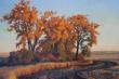 24x36 - Golden Glory - Prairie Landscape Oil Painting by Dean Francis - 2610