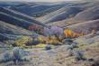 24x36 - The Draw of the Hills - Prairie Landscape Oil Painting by Dean Francis - 2613